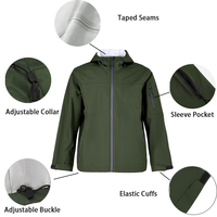 Veste Softshell Imperméable pour Hommes Coupe-Vent Randonnée en Plein Air Manteau de Pluie Personnalisé OEM