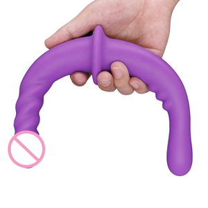 Dildos de <span class=keywords><strong>Doble</strong></span> Cabeza para Lesbianas, Dildos de Silicona para Masaje <span class=keywords><strong>Anal</strong></span> y Vaginal, Juguetes Sexuales de Penetración de <span class=keywords><strong>Doble</strong></span> Extremo para Lesbianas - Product Image 6