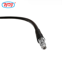 Conector hembra tipo N de fábrica a conector macho RP SMA con conjunto de cable coaxial RF de baja pérdida LMR400 de 0,5 m de longitud