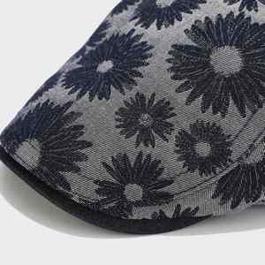 หมวกทรงนิวส์บอยลายดอกเดซี่แฟชั่นใหม่ประจำฤดูใบไม้ร่วงปี 2024 สำหรับผู้ชายสไตล์ยุโรปอเมริกัน หมวกเบเร่ต์ผู้หญิงแฟชั่นลำลองสไตล์ไอวี่ - Product Image 3