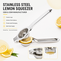 Presse-agrumes manuel multifonctionnel en alliage d'aluminium en forme d'oiseau, presse-citron double portable, outils de cuisine en PC, lame métallique
