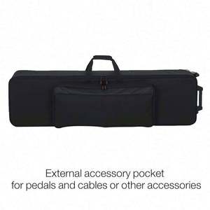 Usine BSCI, Chine, OEM, étui de transport rembourré portable pour instruments, valise à roulettes pour clavier musical, sac pour piano à 61, 76, 88 touches - Product Image 3