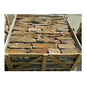 Cheap Natural Rusty Slate House Signs Stone Wall Cladding, Stone Slate Veneer Wall Tiles