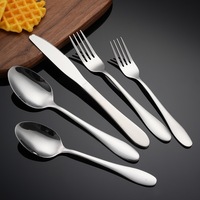 Ensemble de couverts professionnels de style vintage avec finition miroir, coffret cadeau durable de qualité supérieure pour la décoration de table de fête familiale