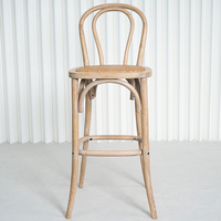 Chaise de bar en bois massif Offre Spéciale chaise de bar en bois courbé chaise de salle à manger de réception Cofe