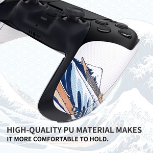 PlayVital Split Design the Great Wave Anti-Skid Sweat-Absorbent Premium <b>Grip</b> for PS5 <b>Controller</b> - Product Image 5