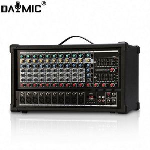 Mezclador de Audio Profesional de 10 Canales con Amplificador de Potencia, Compatible con USB y Portátil, para el Hogar, KTV y Espectáculos - Product Image 4