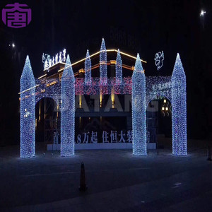 Christmas Motif Arch <b>Light</b> Creating a Grand Entrance Decoration for Outdoor Holiday Events and Commercial <b>Spaces</b> - Product Image 2