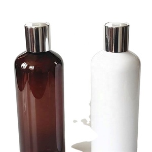 Plastic Cylinder Clear PET <b>Squeeze</b> <b>Bottle</b> with Cap for Body Wash Shampoo Lotion Shower Gel Packaging - Product Image 2