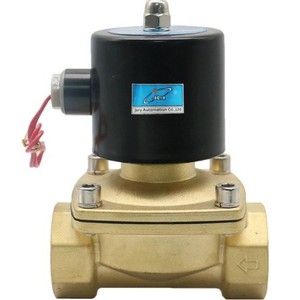 Válvula Solenoide de Latón Jery Automation DN25 1 Pulgada para Agua a Temperatura Normal, Válvula de Control Electromagnética AC 220 V - Product Image 1