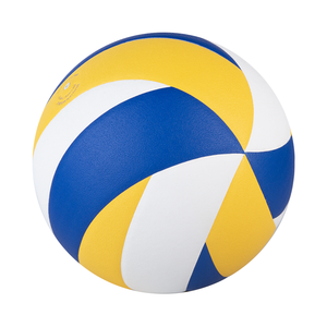 Ballon de volley-ball de plage CJ Sports personnalisé, durable, intérieur/extérieur, haute qualité, professionnel, divertissement, fabriqué en cuir PU, PVC, taille 5 - Product Image 1