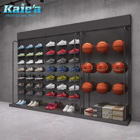 Présentoir mural de chaussures de sport, présentoir de chaussures de sport affichage de magasin de panneau mural pour magasin de fitness
