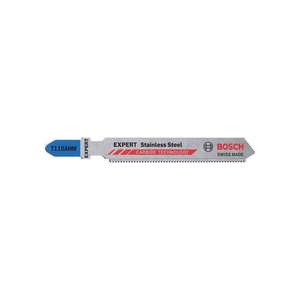 Bosch Lame de scie sauteuse en acier inoxydable T 118 AHM longueur totale 83 mm dentelure 1.1mm tôles en acier inoxydable - Product Image 1