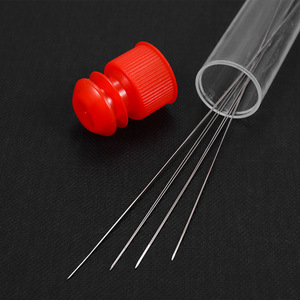 Bottle Shaped <b>Beading</b> Needles Alloy Large Eyed <b>Threading</b> Needle Jewelry Making Tools For Bracelet Necklace Crafting Kit - Product Image 3