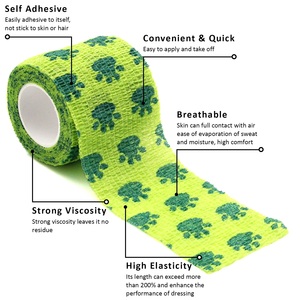 Bandage Cohésif Élastique Auto-Adhésif Non Tissé Personnalisé avec Logo pour Usage Vétérinaire – Vente en Gros - Product Image 5