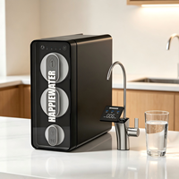 Système de filtration d'eau par osmose inverse sans réservoir en plastique auto-nettoyant OEM 1200GPD avec filtration en 8 étapes pour usage domestique