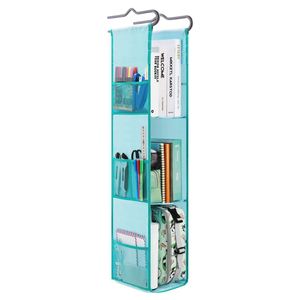 Customization Large Capacity Hanging <b>Book</b> and Magazine Storage Bag With Mesh Pockets on Both Sides for School Supplies Organizer - Product Image 3