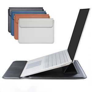 Logotipo personalizado impermeable Delgado Pu cuero 13 14 15 pulgadas portátil ordenador portador funda bolsa con soporte alfombrilla de ratón para <span class=keywords><strong>Macbook</strong></span> - Product Image 1