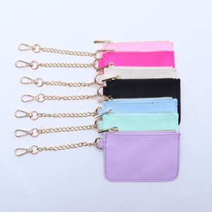 Dompet <span class=keywords><strong>Mini</strong></span> warna cerah, dompet kecil lucu beberapa warna tahan air nilon tahan lama ritsleting untuk anak laki-laki dan perempuan - Product Image 2