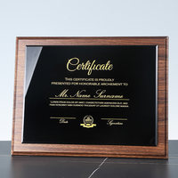 Médailles et plaques d'honneur personnalisées en bois massif Dehao avec impression UV et gravure pour cadeaux d'affaires - Zhejiang