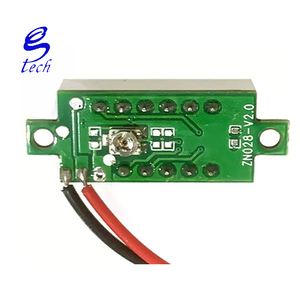 Mini voltmètre numérique DC, affichage LED de 0,28 pouces, 3,5-30V, voltmètre à deux fils avec lecture réglable - Product Image 4