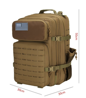 Sac à dos tactique camouflage pour homme, idéal pour la randonnée, le cyclisme, le camping et les opérations d'assaut en extérieur