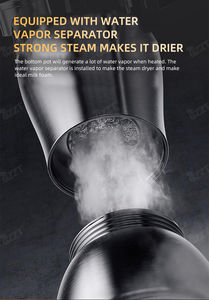 Mousseur à lait en acier inoxydable 450 ml + 600 ml, chauffe-eau, mousseur à crème, mousseur à lait vapeur - Product Image 6