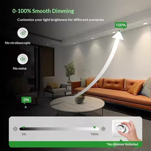 Downlight <span class=keywords><strong>LED</strong></span> Regulable 3CCT con Certificación CE, Luz de Techo Empotrada Antideslumbrante, Recorte de 100 mm para Oficina, Hotel, Comercial - Product Image 3