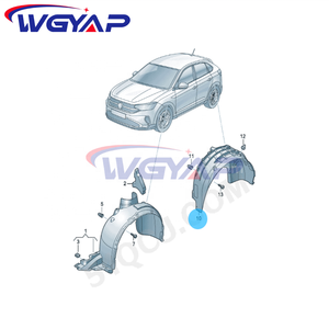 WGYAP genuino OEM trasero automotriz rueda carcasa Liner 2G7 810 971 piezas de automóvil para <span class=keywords><strong>Volkswagen</strong></span> <span class=keywords><strong>Taigo</strong></span> Nivus <span class=keywords><strong>2022</strong></span> - Product Image 3