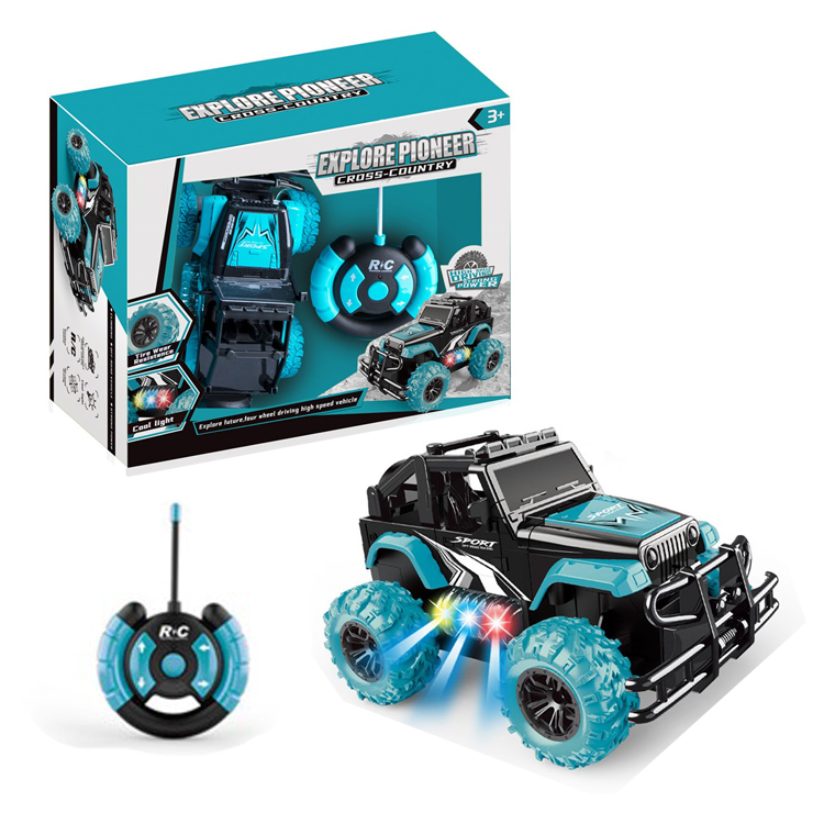 Новинка 2021, оптовая продажа, Радиоуправляемый автомобиль с дистанционным управлением, внедорожный автомобиль с подсветкой для детей