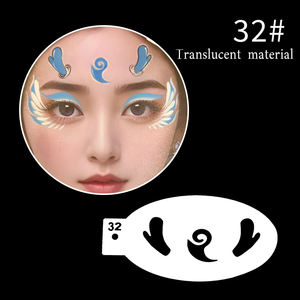 Kit de tatouage temporaire autocollant <span class=keywords><strong>Peinture</strong></span> <span class=keywords><strong>acrylique</strong></span> pour le <span class=keywords><strong>visage</strong></span> et le corps Non toxique Couleurs personnalisables Facile à enlever pour les enfants - Product Image 6