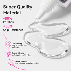 BORN PRETTY Colle Gel Douce à Faible Irritation pour Ongles 30ml Grande Capacité Colle pour Faux Ongles à Presser Marque Privée Personnalisée - Product Image 5