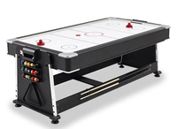 Table de billard multifonctionnelle 4 en 1 Snooker et Billard Mesa De Billar Fashionable 4 En 1 avec pieds en bois massif