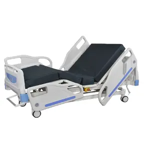 Nouveau design5 fonctions patient électrique vieux vibrant réglable 1 lit d'examen à manivelle matériel lit d'hôpital médical