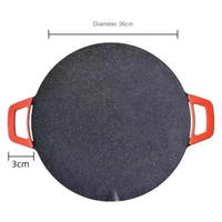 Parrilla de barbacoa eléctrica para interiores de aluminio fundido a presión de estilo coreano de 36cm/40cm, sartén antiadherente, cocina, hogar, Hotel, 110V, enchufe de EE. UU.