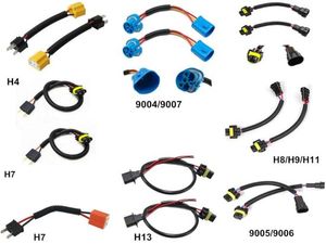 Coche <span class=keywords><strong>H4</strong></span> tipo curva faro portalámparas conector extensión arnés de cables 15CM 16AWG - Product Image 4