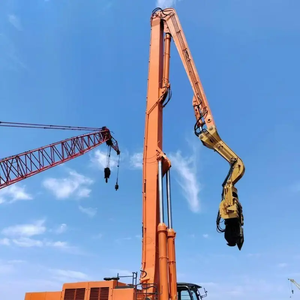 Martello Vibrante Idraulico Robusto ANTENG V300 con Motore e Ingranaggi per Attacco Escavatore 2800 RPM, Usato in Impianti Solari e Settore Marino - Product Image 6