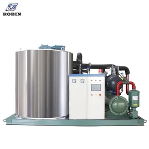 Seawater flake ice machine using stainless steel materials, can effectively prevent corrosion, and make the service life longer.