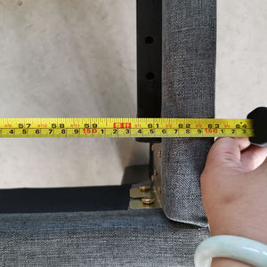 Lit rembourré sur mesure 2026 en tissu doux, lit double, cadre de lit en bois avec rangement, style antique, luxe moderne, taille King - Product Image 6