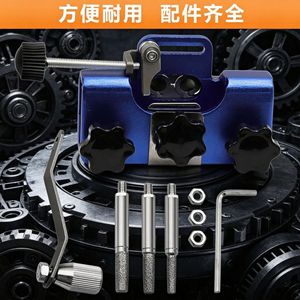 Afilador de Cadenas Manual Niu Heng, de Aleación de Aluminio, Portátil, para Motosierras, Lima Plana Rectangular Azul - Product Image 2