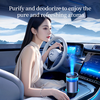 Nouveau Design Nuage Brume Parfum Maison Double Usage Parfum Bombe Aromathérapie Voiture Parfum Diffuseur Avec 7 Couleurs Lumière
