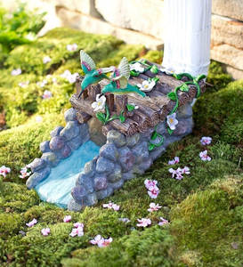 Pasak Pohon Berongga Resin dengan Kucing dan Patung Lubang Katak Mati - Product Image 5