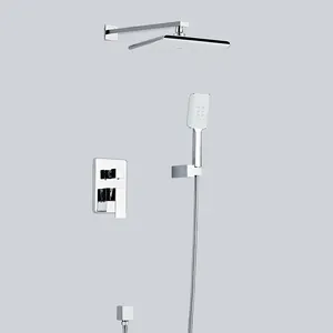 Daindoom — ensemble de robinets mitigeurs, robinet de douche à logo personnalisé, pomme de douche pluie, support de téléphone, salle de bains