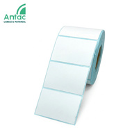 Rouleau d'étiquettes autocollantes thermiques directes sur mesure, rouleau de papier pour codes-barres, pour supermarchés et étiquettes d'expédition de codes-barres