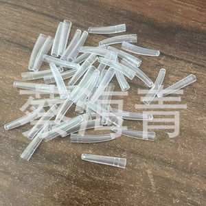 Stainless steel tweezers protective cover, transparent and environmentally friendly tweezers head cover, Jin Yu tweezers <b>clip</b>, - Product Image 1