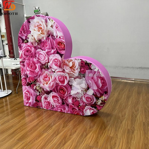 SMS Easy to Install Heart Shape Metal <b>Backdrop</b> <b>Stand</b> Light Weight Detachable Wedding Arch Background - Product Image 4