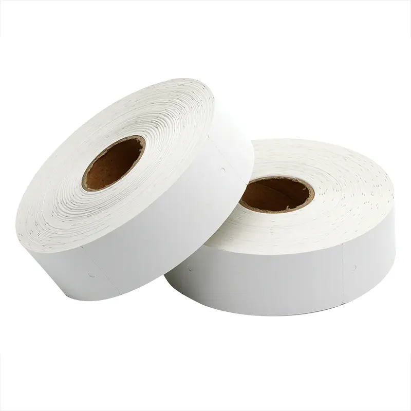 250g white blank thermal airline luggage hang tags and label roll printing clothing garment price tags paper cards