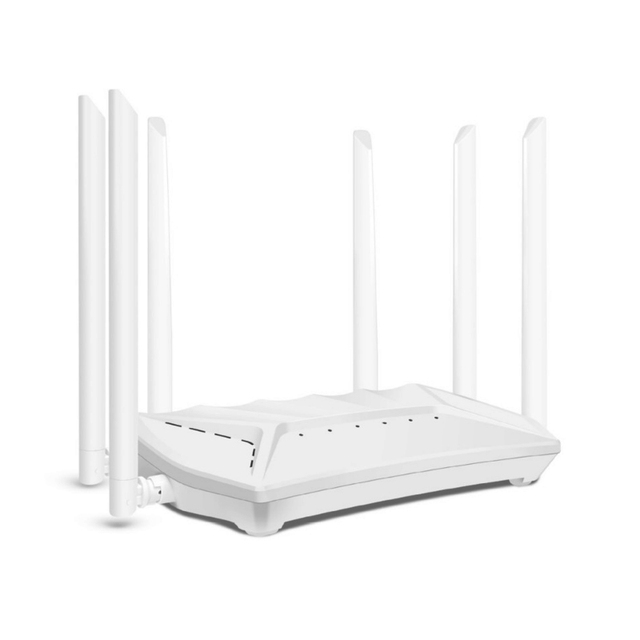 AC1200Mbps 4G WiFi Router 1000mbps RJ45 Ports 6 Antennas Dual Band Gigabit 4G CPE Router with SIM Card Slot