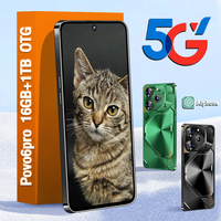 Teléfono Inteligente 5G de 7.3 Pulgadas en Oferta, 8000 mAh, Pova 6 Pro Original, 16GB+1TB, Android 14.0