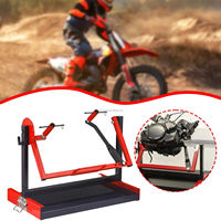 Table élévatrice robuste pour voiture, support d'entretien de moteur de moto tout-terrain, plateforme rotative simple ou double cylindre pour l'entretien